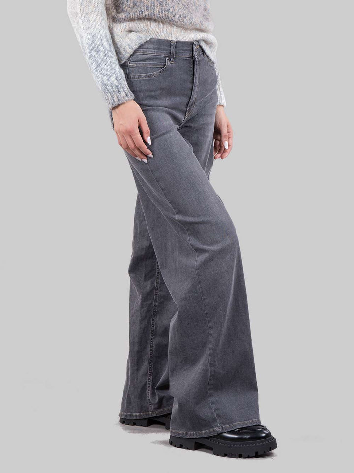 Pantaloni palazzo in denim