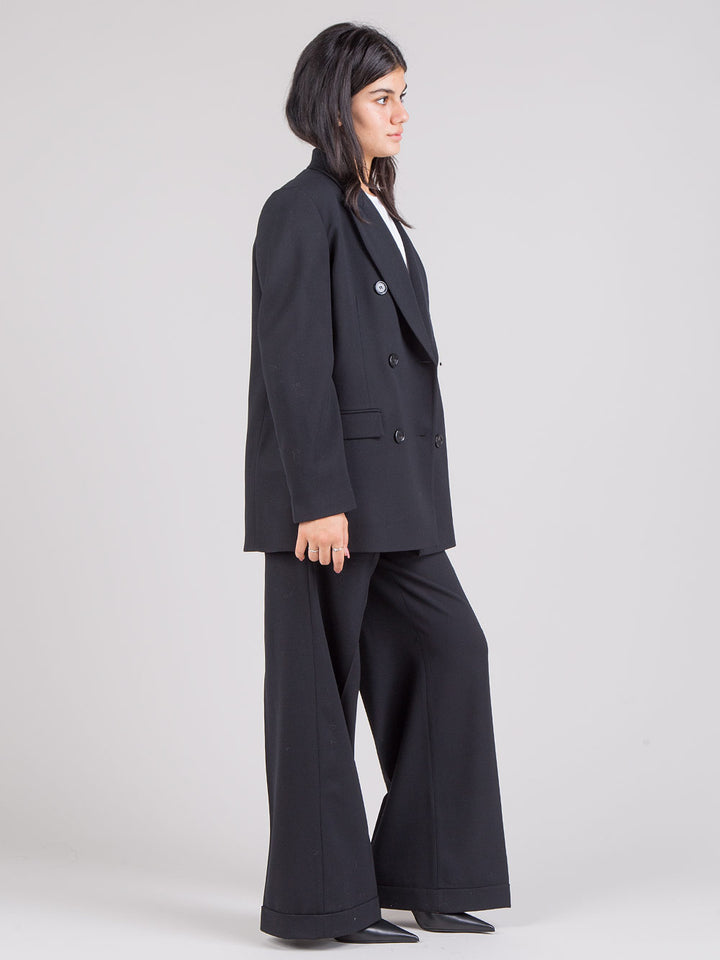 Wide leg trousers