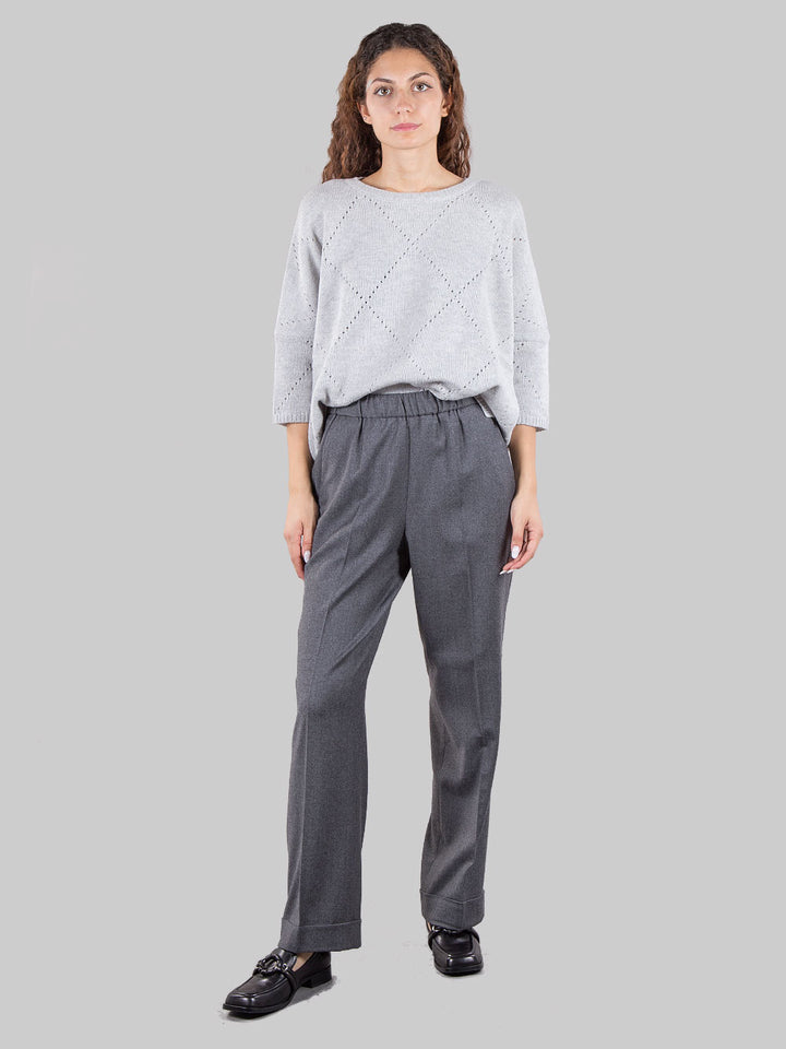Pantaloni con risvolti