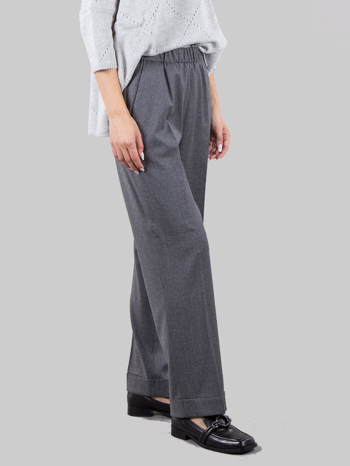 Pantaloni con risvolti