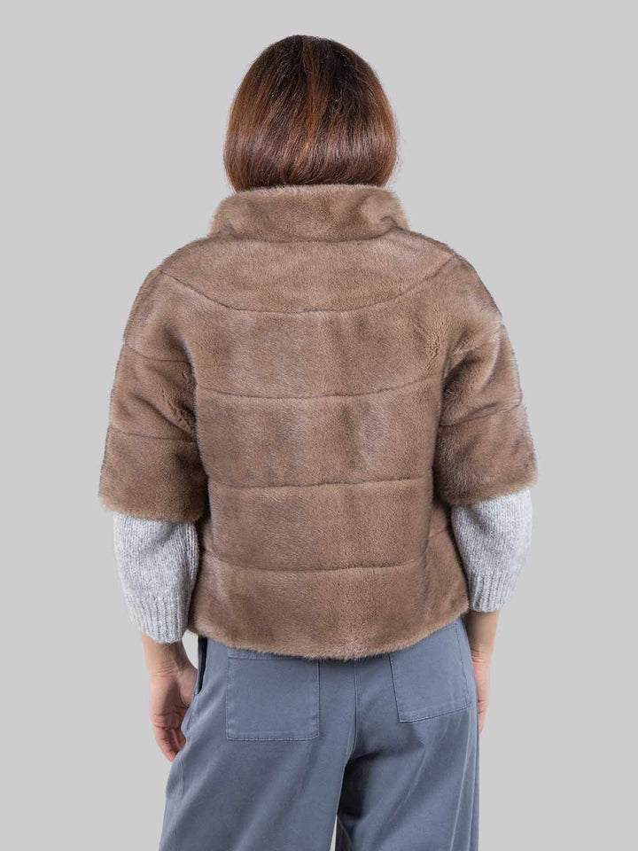 Short faux fur jacket