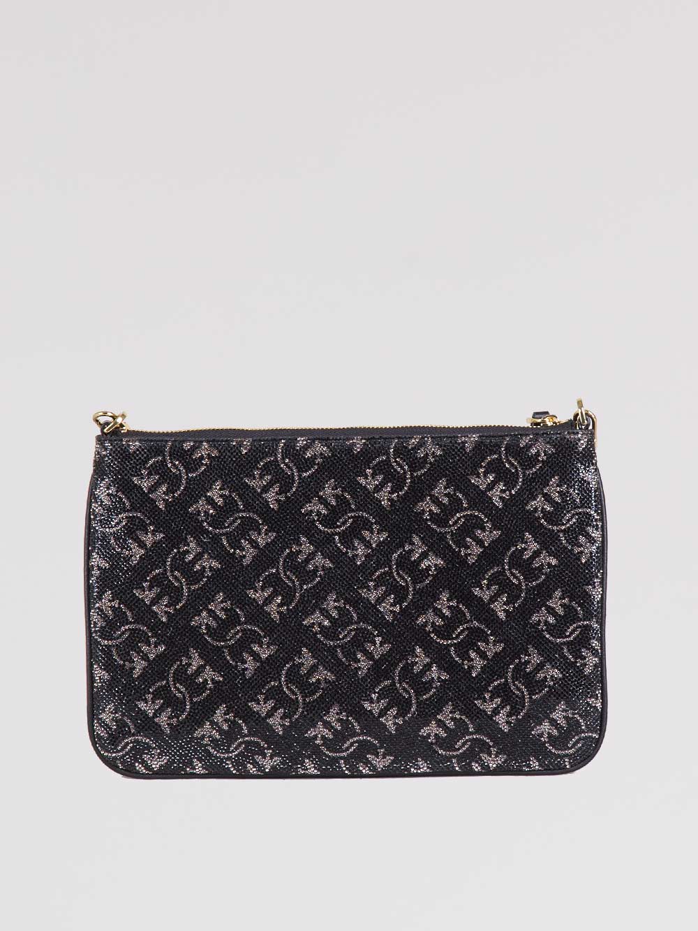 Pochette monogram strass