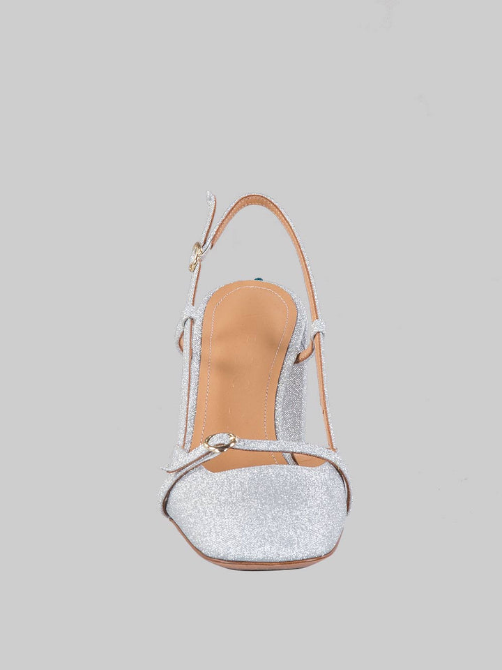 Décolleté slingback micro glitter