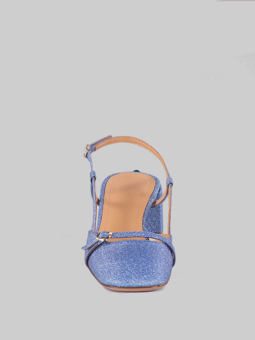 Décolleté sling back micro glitter