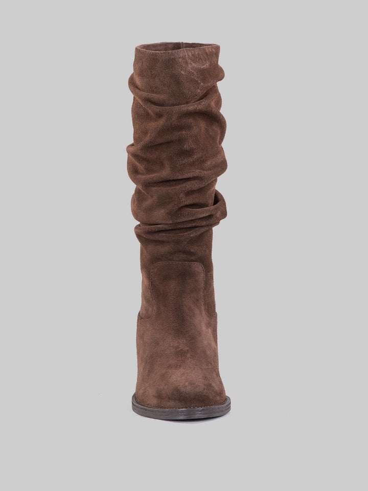 Suede ankle boots