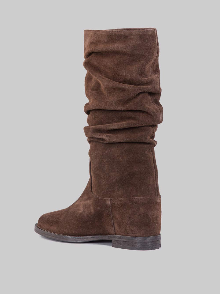 Suede ankle boots