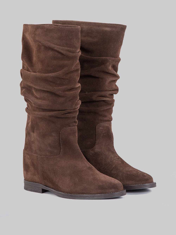 Suede ankle boots