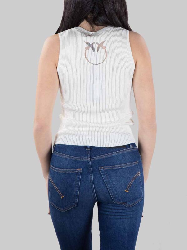 TOP AGRIMONIO WHITE WITH TRANSPARENT LOGO
