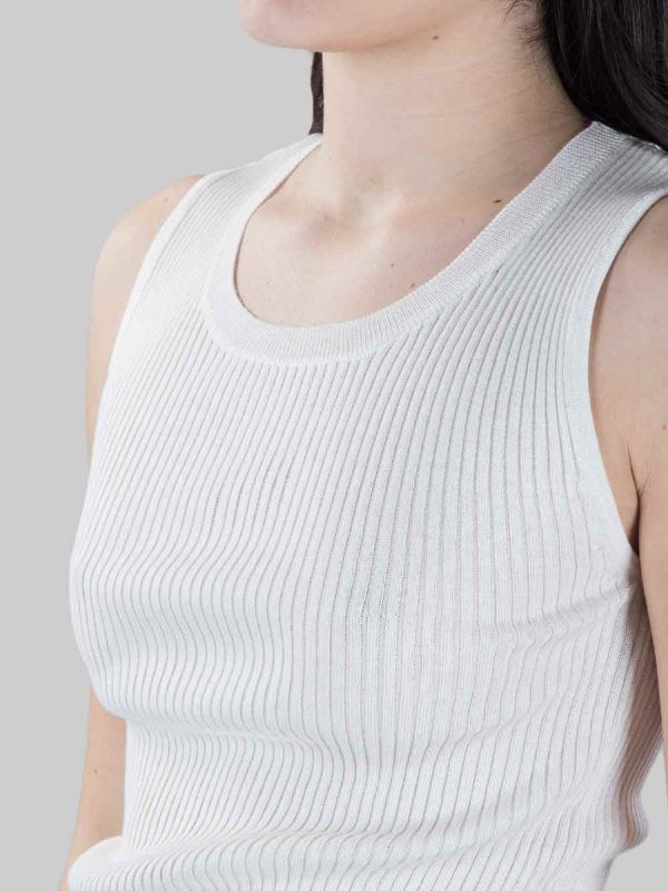 TOP AGRIMONIO WHITE WITH TRANSPARENT LOGO